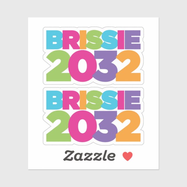 Brissie 2032 sticker (Sheet)