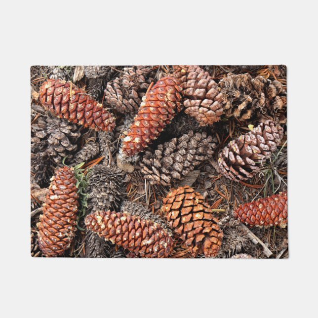 Bristlecone Pine Cones Doormat (Front)