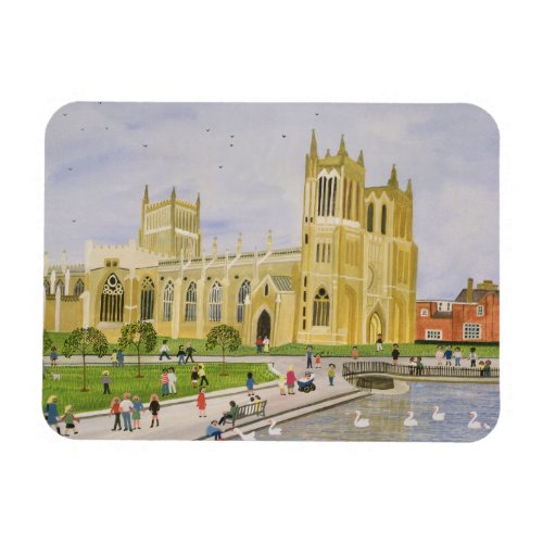Bristol Cathedral and College Green 1989 Magnet
