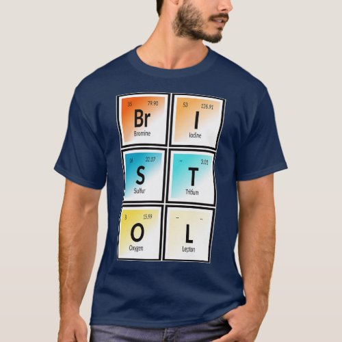 Bristol City Periodic Table T_Shirt