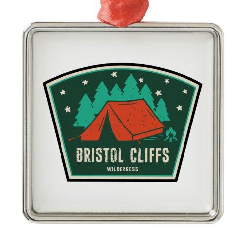 Bristol Cliffs Wilderness Vermont Camping Metal Ornament