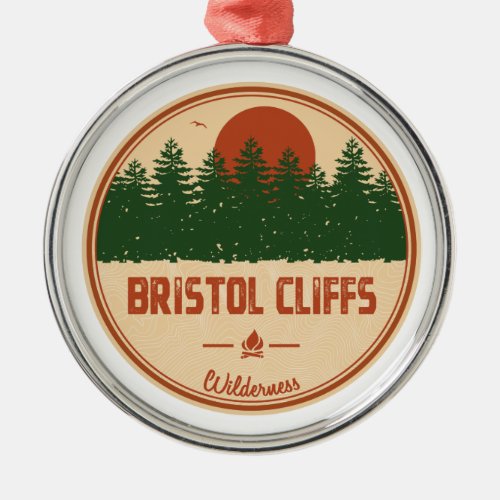Bristol Cliffs Wilderness Vermont Metal Ornament