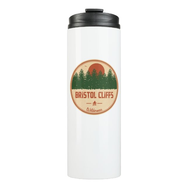 Bristol Cliffs Wilderness Vermont Thermal Tumbler (Front)