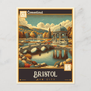 Bristol, Connecticut   Vintage Postcard