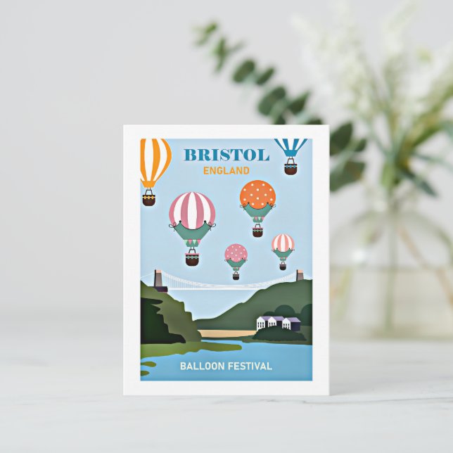 Bristol England balloon festival Postcard (Standing Front)