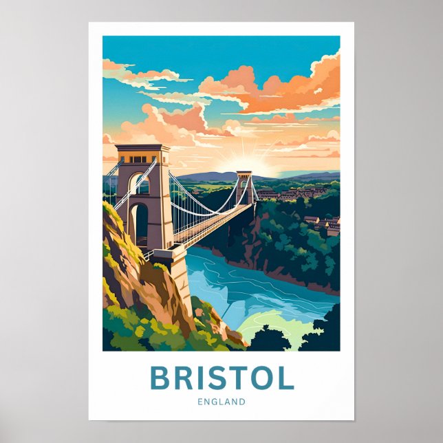 Bristol England Travel Print (Front)