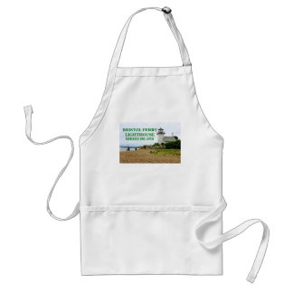 Bristol Ferry Lighthouse, Rhode Island Adult Apron
