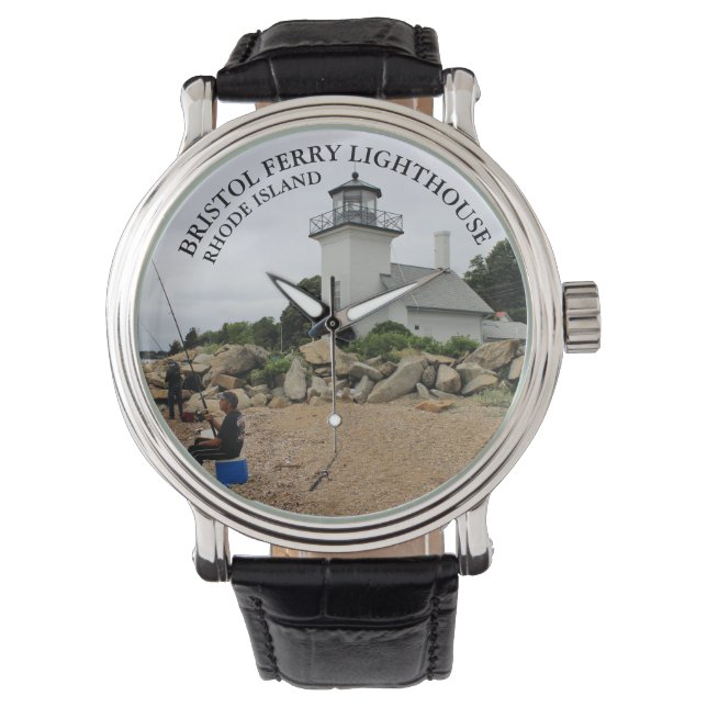 Bristol Ferry Lighthouse Rhode Island eWatch Watch (Front)