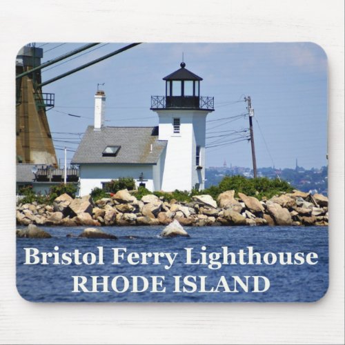 Bristol Ferry Lighthouse Rhode Island Mousepad