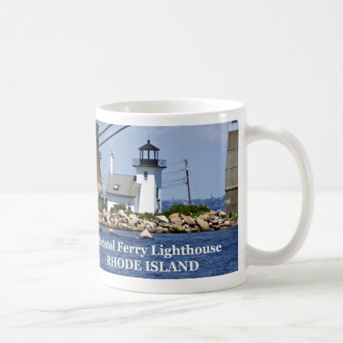 Bristol Ferry Lighthouse Rhode Island Mug