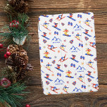 Bristol Mountain New York Ski Snowboard Pattern iPad Pro Cover<br><div class="desc">A funny winter skiing seamless pattern for the ski resort Bristol Mountain in Bristol,  Canandaigua,  Finger Lakes,  near Rochester,  New York State,  USA,  North America. Perfect gift idea for winter sports lovers: ski,  snowboard,  freestyle,  ski jump,  cross-country skiing.</div>