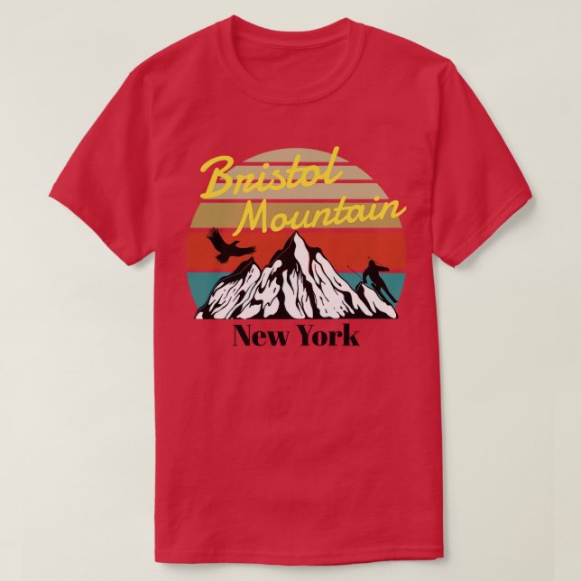 Bristol Mountain ski New York T-Shirt (Design Front)