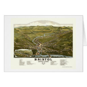 Bristol, NH Panoramic Map - 1884