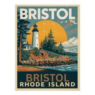 Bristol, Rhode Island, USA Poster