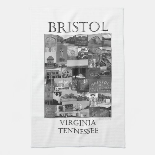Bristol Scenes Collage Kitchen Towel
