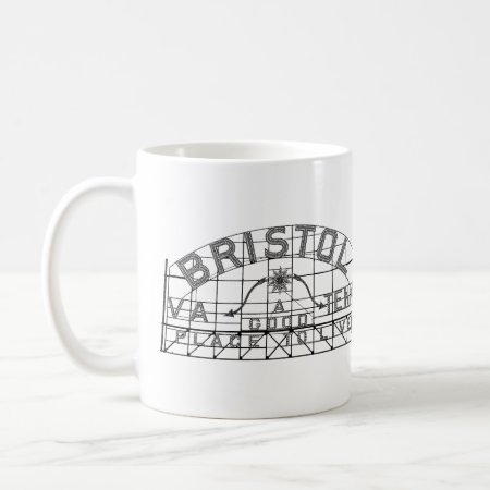 Bristol Slogan Sign Double Image Coffee Mug