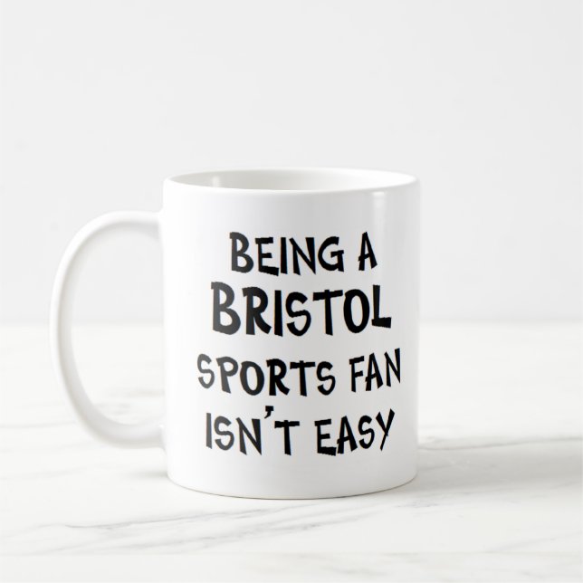 bristol sports fan, being coffee mug (Left)
