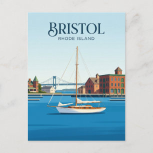 Bristol USA Postcard