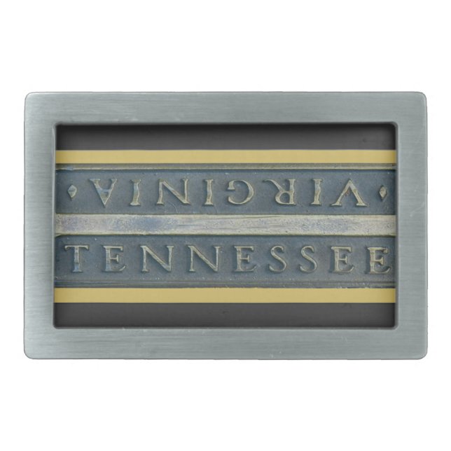 Bristol, Va, Tenn Marker belt buckle (Front)