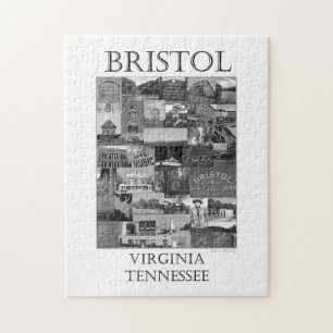 Bristol VA TN Collage Jigsaw Puzzle