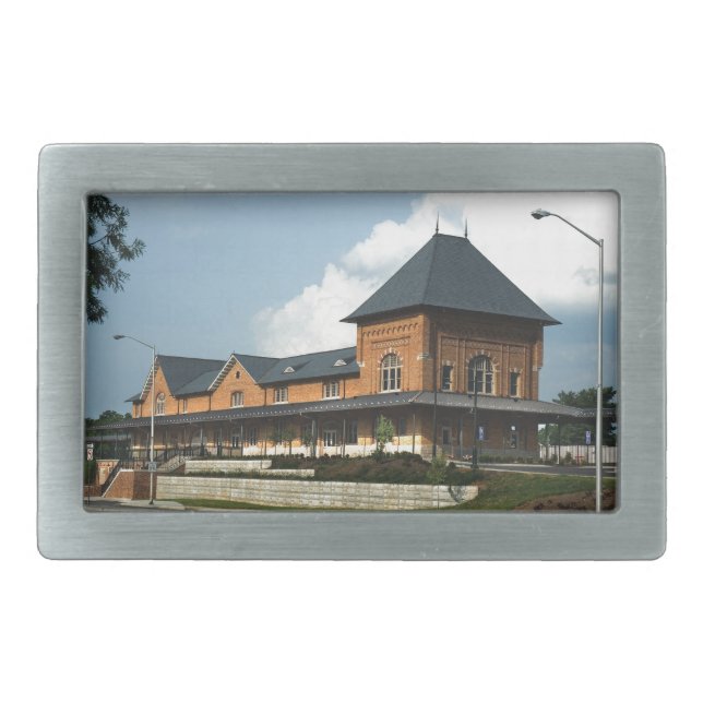 Bristol, Va, Train Station belt buckle (Front)
