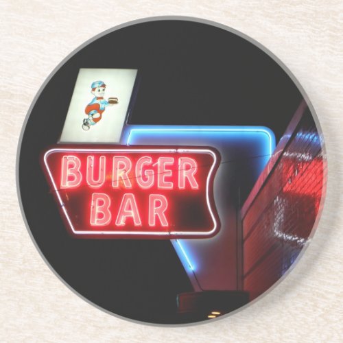 Bristol Virginia Burger Bar Coaster