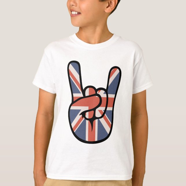 Brit Rock Hand T-Shirt (Front)