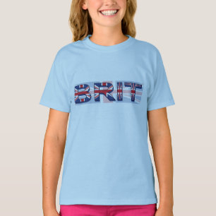 Brit, Union Jack style T-Shirt