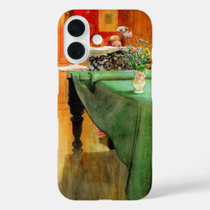 Brita at the Piano by Carl Larsson, Vintage Art iPhone 16 Case