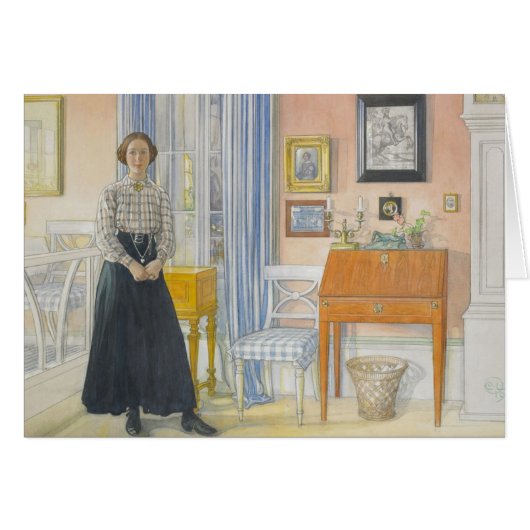 Brita Beside a Writing Desk Cards (Front Horizontal)