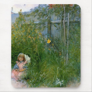 Brita in the Flower Bed c1897 Mouse Pad
