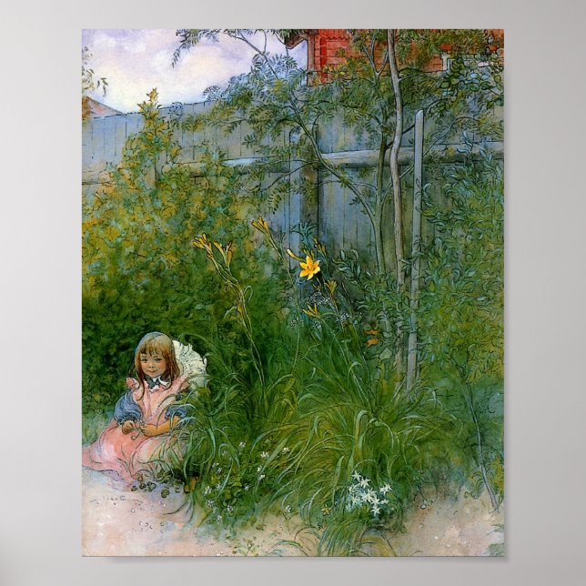 Brita in the Flowerbed Poster (Front)