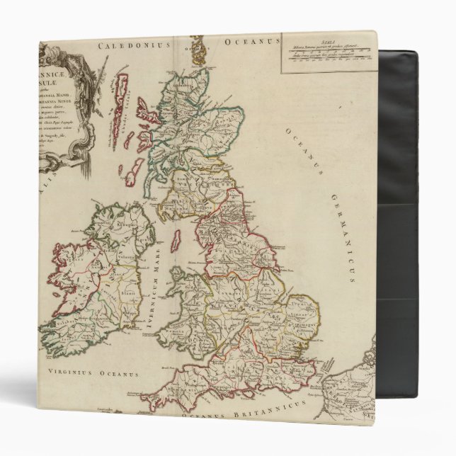 Britain 3 Ring Binder (Front/Inside)
