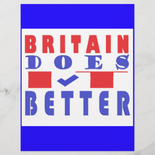 BRITAIN DOES IT BETTER WORD DESIGN LETTERHEAD