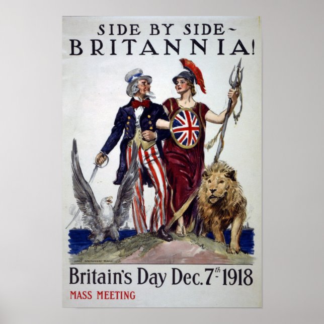 Britain's Day Vintage Poster (Front)