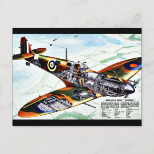 Britain's New Spitfire Postcard