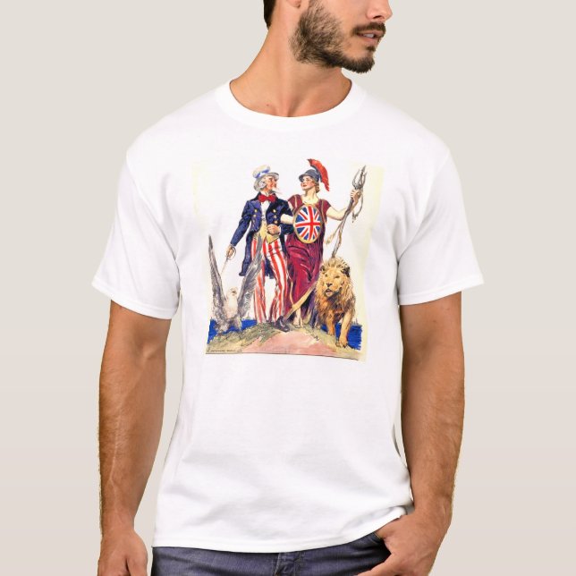Britannia and Uncle Sam T-Shirt (Front)