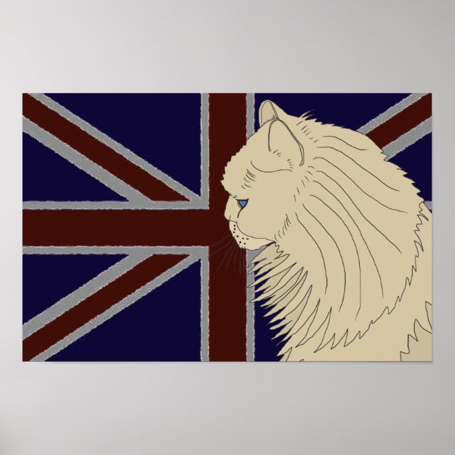 Britannia series: Kenzo the Persian cat Poster (Front)