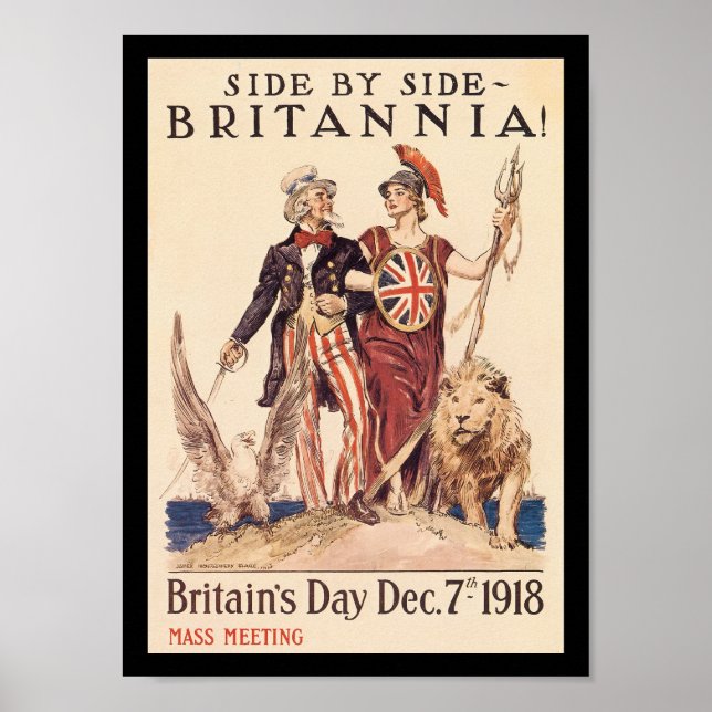 Britannia World War II Poster (Front)