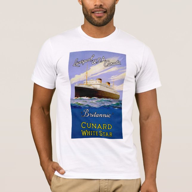 Britannic ~ Liverpool, USA, Canada T-Shirt (Front)