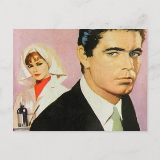 BRITANNY AND DARIL VINTAGE POSTCARD (Front)