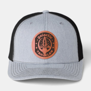 Brite-T Galactic Traveler 0018726 Leather Patch Hat