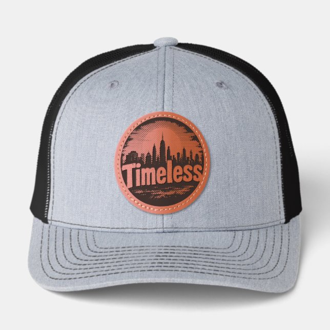 Brite-T Timeless 0019546 Leather Patch Hat (Front)