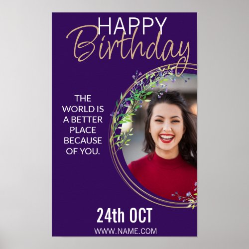 Brithday poster class invite work birthday