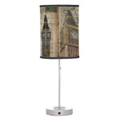 Britian England london clocktower big ben Table Lamp (Back)