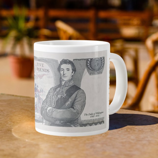 British 1971 £5 Note Mug – Duke of Wellington (Creator Uploaded)