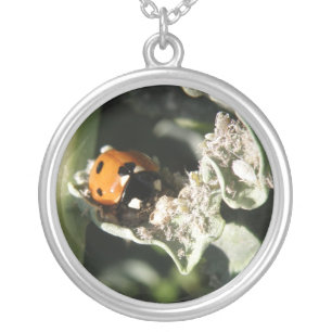 British 7 Spot Ladybug Necklace