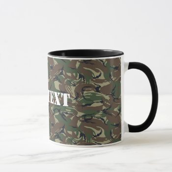 British 95 Forest Green Camouflage Mug by Camouflage4you at Zazzle