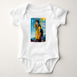 British adventurer baby bodysuit