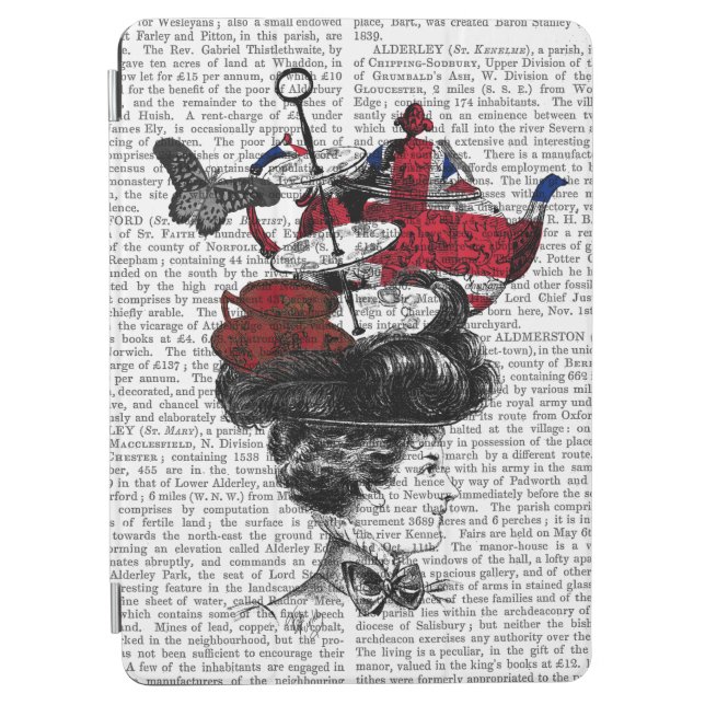 British Afternoon Tea Hat iPad Air Cover (Front)